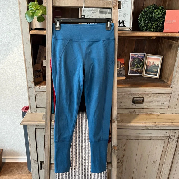 Free People Pants - FP free people Virgo calf slit leggings size small